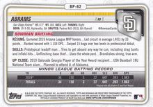 Load image into Gallery viewer, 2020 Bowman Prospects CJ Abrams BP-62 San Diego Padres

