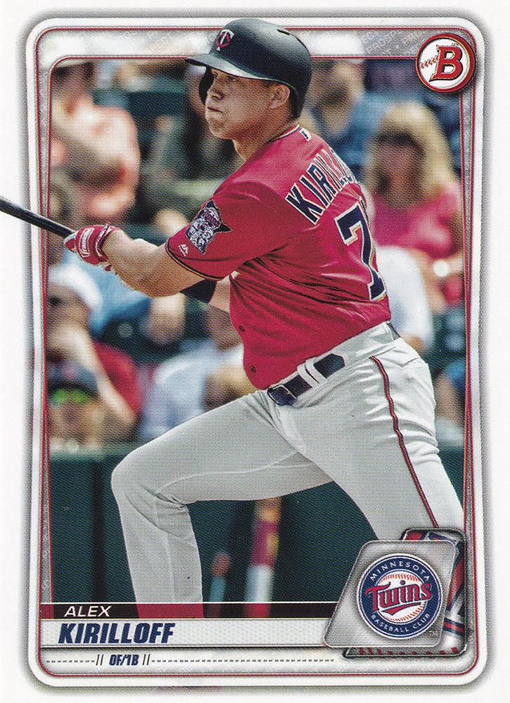 2020 Bowman Prospects Alex Kirilloff BP-80 Minnesota Twins