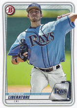 Load image into Gallery viewer, 2020 Bowman Prospects Matthew Liberatore BP-89 Tampa Bay Rays
