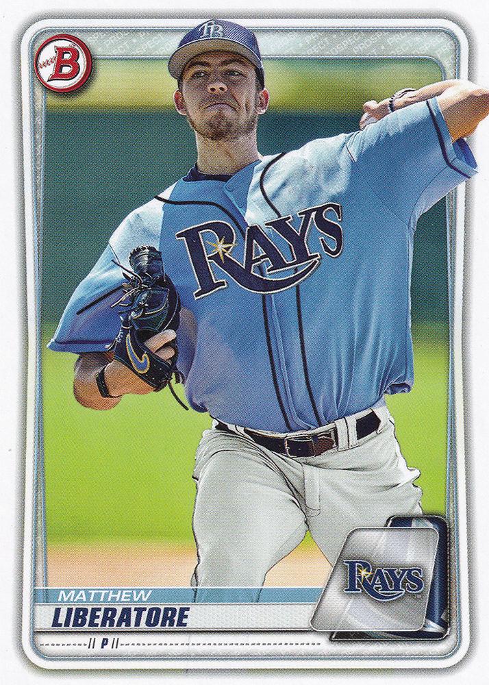 2020 Bowman Prospects Matthew Liberatore BP-89 Tampa Bay Rays