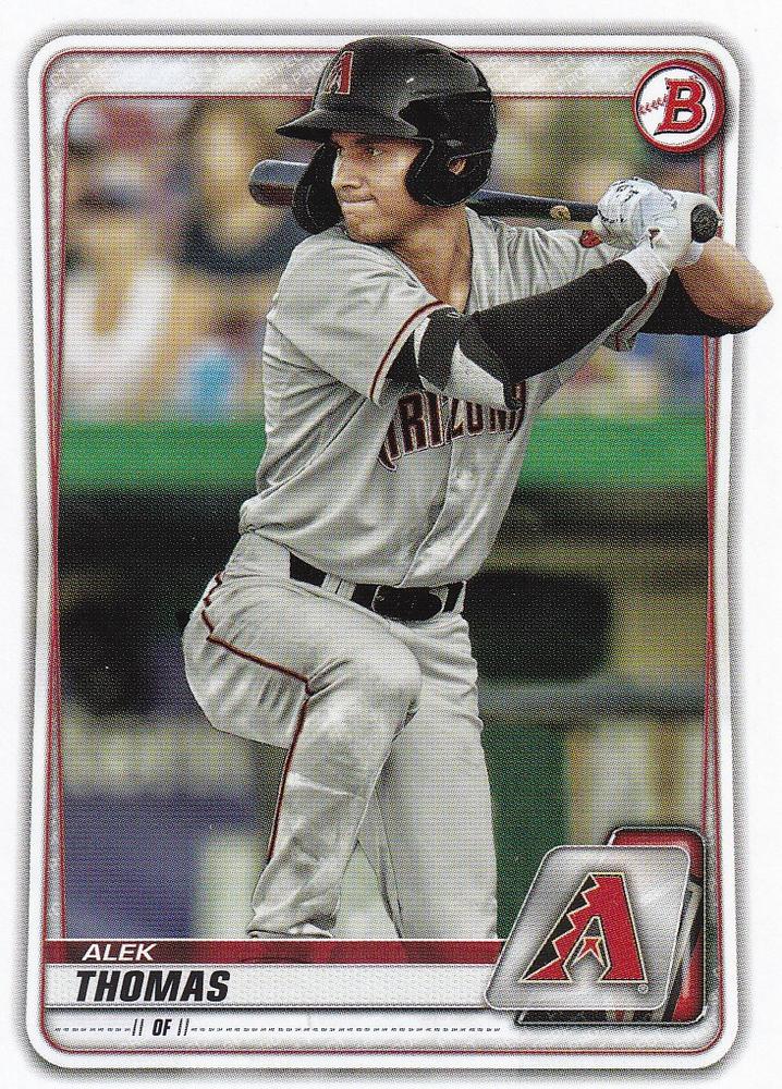 2020 Bowman Prospects Camo Alek Thomas BP-98 Arizona Diamondbacks