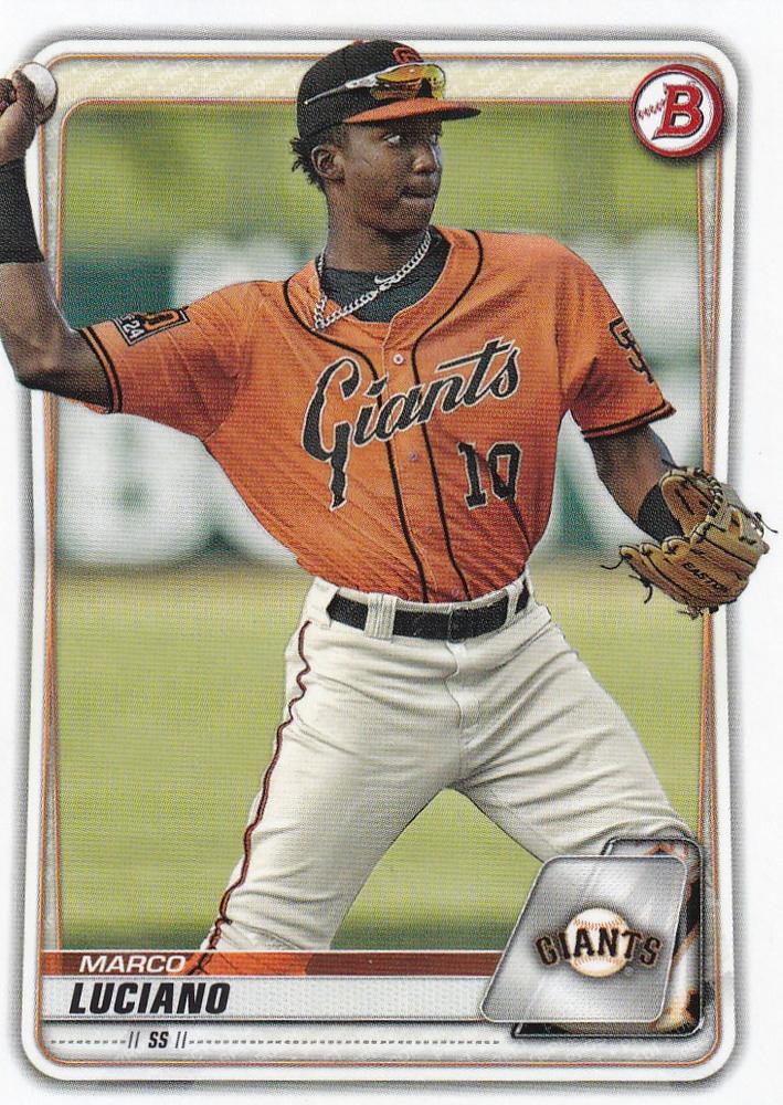 2020 Bowman Prospects Marco Luciano BP-103 San Francisco Giants