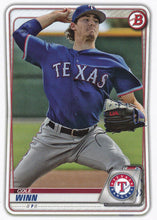 Load image into Gallery viewer, 2020 Bowman Prospects Cole Winn BP-107 Texas Rangers
