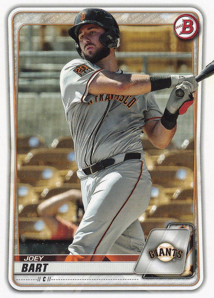 2020 Bowman Prospects Joey Bart BP-112 San Francisco Giants