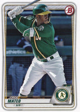 Load image into Gallery viewer, 2020 Bowman Prospects Jorge Mateo BP-138 Oakland Athletics
