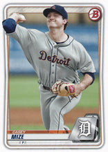 Load image into Gallery viewer, 2020 Bowman Prospects Casey Mize BP-142 Detroit Tigers
