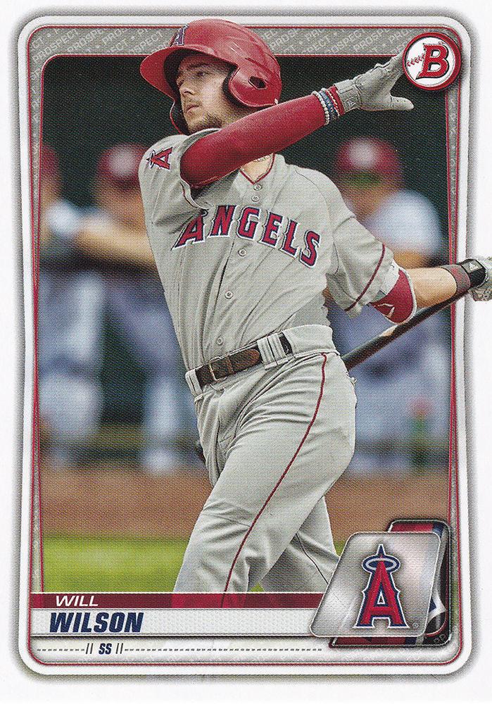 2020 Bowman Prospects Will Wilson BP-147 Angels