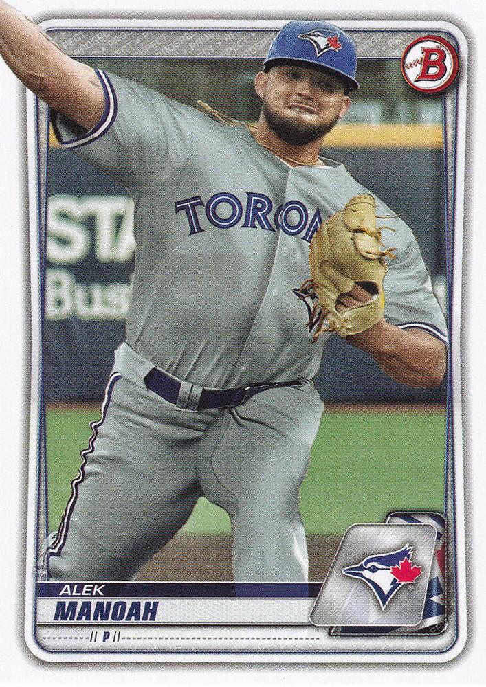 2020 Bowman Prospects Alek Manoah BP-149 Toronto Blue Jays