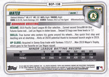 Load image into Gallery viewer, 2020 Bowman Chrome Prospects Jorge Mateo BCP-138 Oakland Athletics

