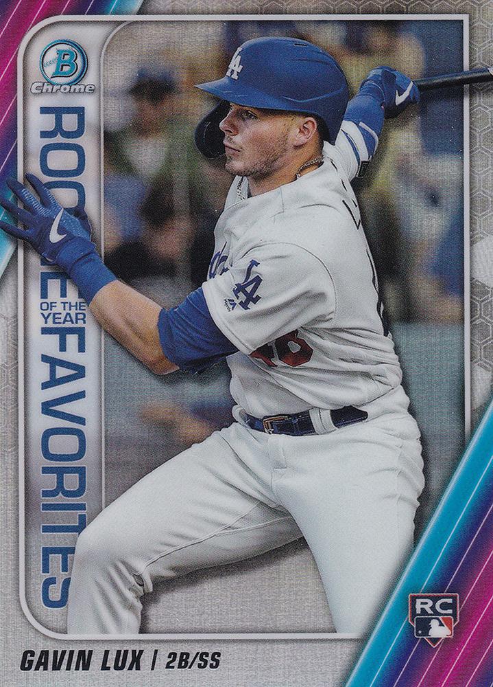 2020 Bowman Roy Favorite Gavin Lux RC ROYF-GL Los Angeles Dodgers