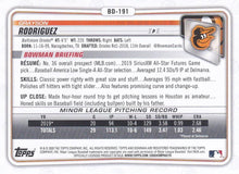 Load image into Gallery viewer, 2020 Bowman Draft Grayson Rodriguez BD-191 Baltimore Orioles
