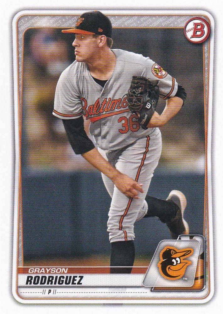 2020 Bowman Draft Grayson Rodriguez BD-191 Baltimore Orioles