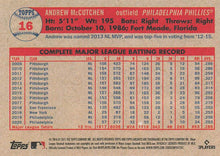 Load image into Gallery viewer, 2021 Topps Archives Andrew McCutchen #16 Philadelphia Phillies
