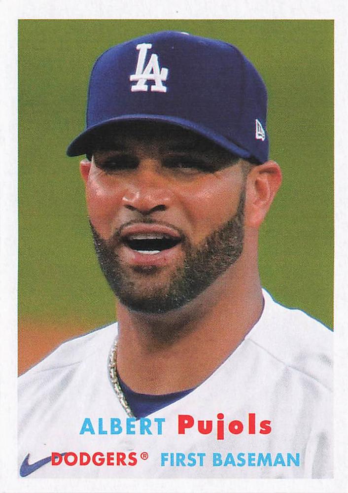 2021 Topps Archives Albert Pujols #42 Los Angeles Dodgers