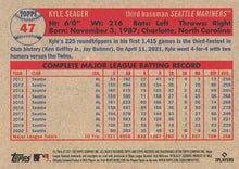 Load image into Gallery viewer, 2021 Topps Archives Kyle Seager #47 Seattle Mariners
