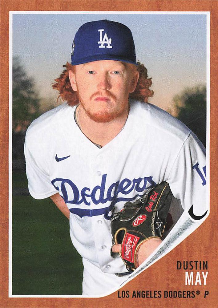 2021 Topps Archives Dustin May #69 Los Angeles Dodgers