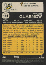 Load image into Gallery viewer, 2021 Topps Archives Tyler Glasnow #114 Tampa Bay Rays
