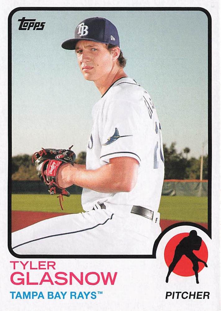 2021 Topps Archives Tyler Glasnow #114 Tampa Bay Rays