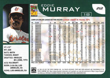 Load image into Gallery viewer, 2021 Topps Archives Eddie Murray  #212 Baltimore Orioles

