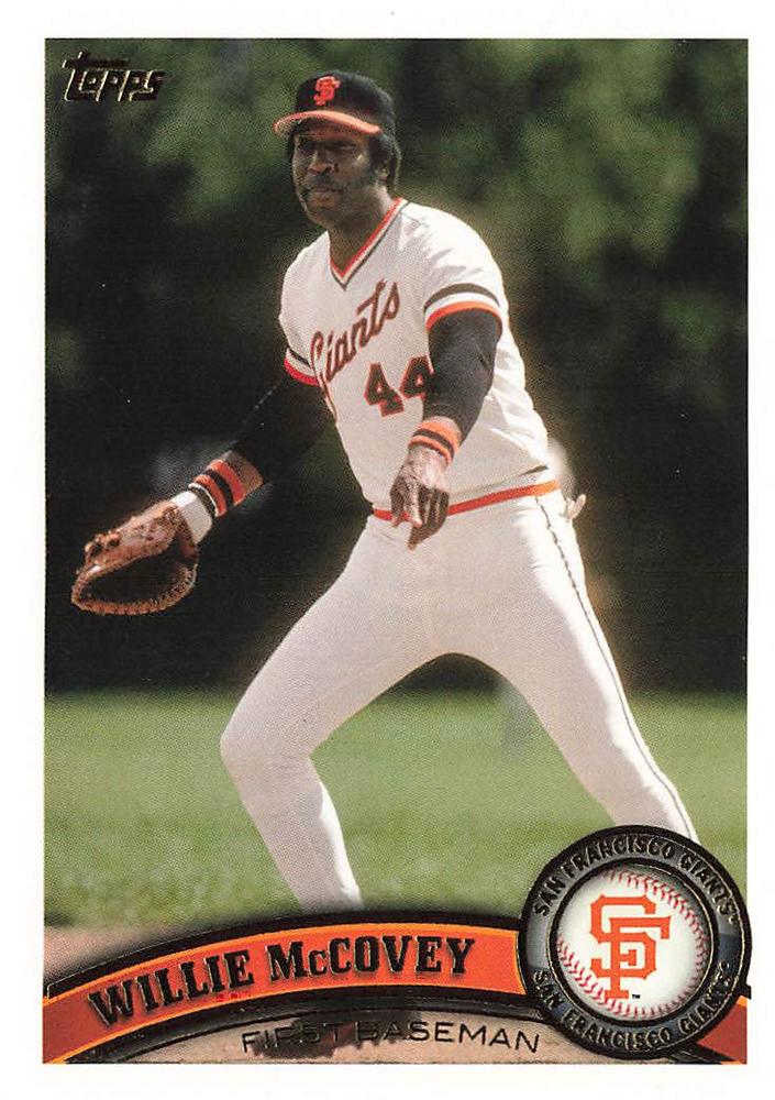 2021 Topps Archives Willie McCovey  #253 San Francisco Giants