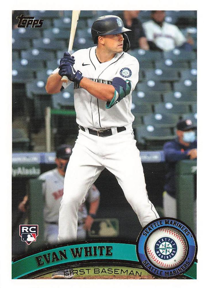 2021 Topps Archives Evan White RC #272 Seattle Mariners
