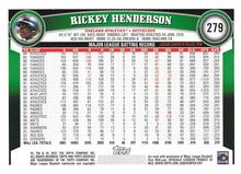 Load image into Gallery viewer, 2021 Topps Archives Rickey Henderson  #279 Oakland Athletics
