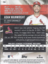 Load image into Gallery viewer, 2021 Stadium Club  Adam Wainwright  #234 St. Louis Cardinals
