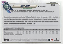 Load image into Gallery viewer, 2021 Topps Update Will Vest Rookie US3 Seattle Mariners
