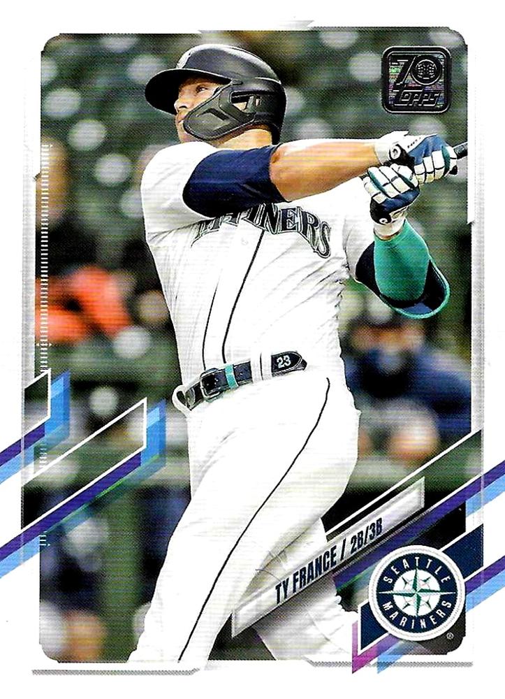 2021 Topps Update Ty France  US5 Seattle Mariners
