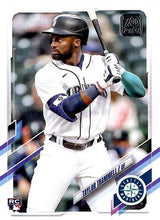 Load image into Gallery viewer, 2021 Topps Update Taylor Trammell Rookie US47 Seattle Mariners
