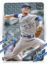 Load image into Gallery viewer, 2021 Topps Update Tyler Zuber Rookie US81 Kansas City Royals
