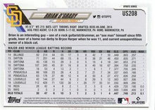 Load image into Gallery viewer, 2021 Topps Update Brian O&#39;Grady  US208 San Diego Padres
