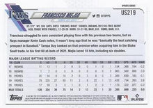 Load image into Gallery viewer, 2021 Topps Update Francisco Mejia  US219 Tampa Bay Rays
