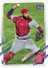 Load image into Gallery viewer, 2021 Topps Update Ali Sanchez Rookie US244 St. Louis Cardinals
