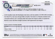 Load image into Gallery viewer, 2021 Topps Update Aaron Fletcher Rookie US326 Seattle Mariners
