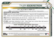Load image into Gallery viewer, 2021 Bowman Draft Tyler Soderstrom BD-15 Oakland Athletics
