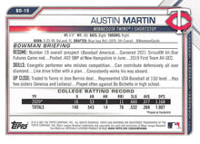 Load image into Gallery viewer, 2021 Bowman Draft Austin Martin BD-19 Minnesota Twins
