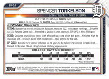 Load image into Gallery viewer, 2021 Bowman Draft Spencer Torkelson BD-20 Detroit Tigers

