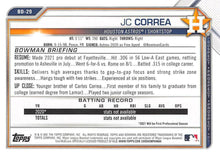 Load image into Gallery viewer, 2021 Bowman Draft JC Correa BD-29 Houston Astros
