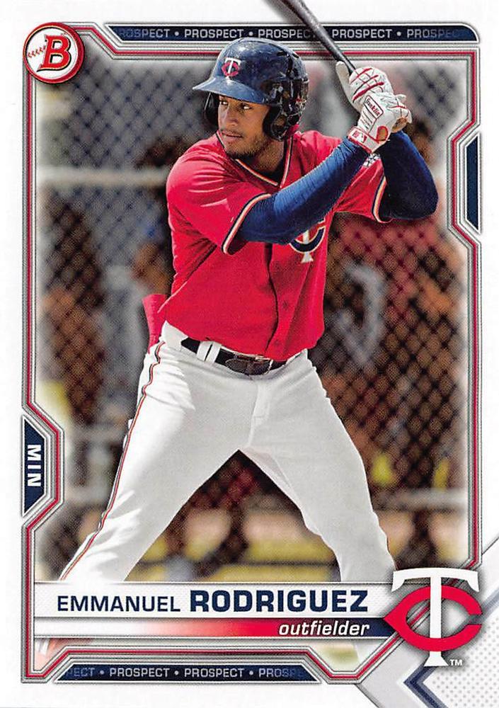 2021 Bowman Draft Emmanuel Rodriguez BD-55 Minnesota Twins