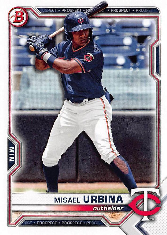 2021 Bowman Draft Misael Urbina BD-68 Minnesota Twins