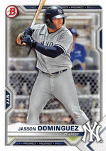 Load image into Gallery viewer, 2021 Bowman Draft Jasson Dominguez BD-77 New York Yankees
