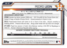 Load image into Gallery viewer, 2021 Bowman Draft Pedro Leon BD-92 Houston Astros

