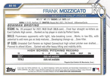 Load image into Gallery viewer, 2021 Bowman Draft Frank Mozzicato FBC 1st Bowman BD-95 Kansas City Royals
