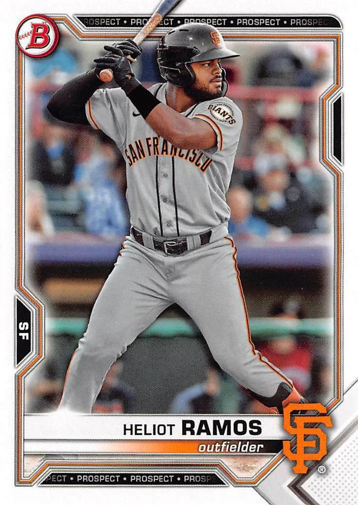 2021 Bowman Draft Heliot Ramos BD-137 San Francisco Giants