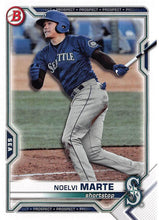 Load image into Gallery viewer, 2021 Bowman Draft Noelvi Marte BD-147 Seattle Mariners
