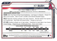 Load image into Gallery viewer, 2021 Bowman Draft Ky Bush FBC 1st Bowman BD-149 Los Angeles Angels
