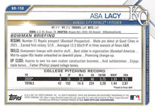 Load image into Gallery viewer, 2021 Bowman Draft Asa Lacy BD-158 Kansas City Royals
