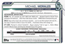 Load image into Gallery viewer, 2021 Bowman Draft Michael Morales FBC 1st Bowman BD-160 Seattle Mariners
