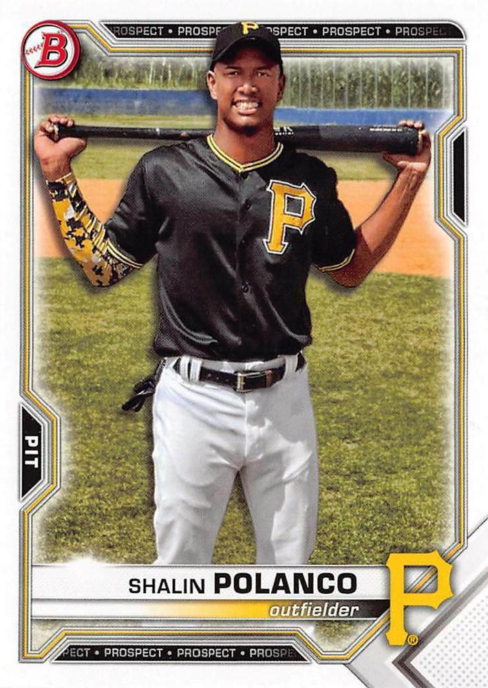 2021 Bowman Draft Shalin Polanco BD-176 Pittsburgh Pirates